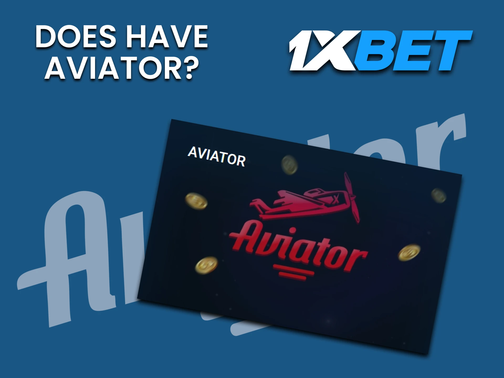 The Aviator game is on the 1xbet website in the crash section.