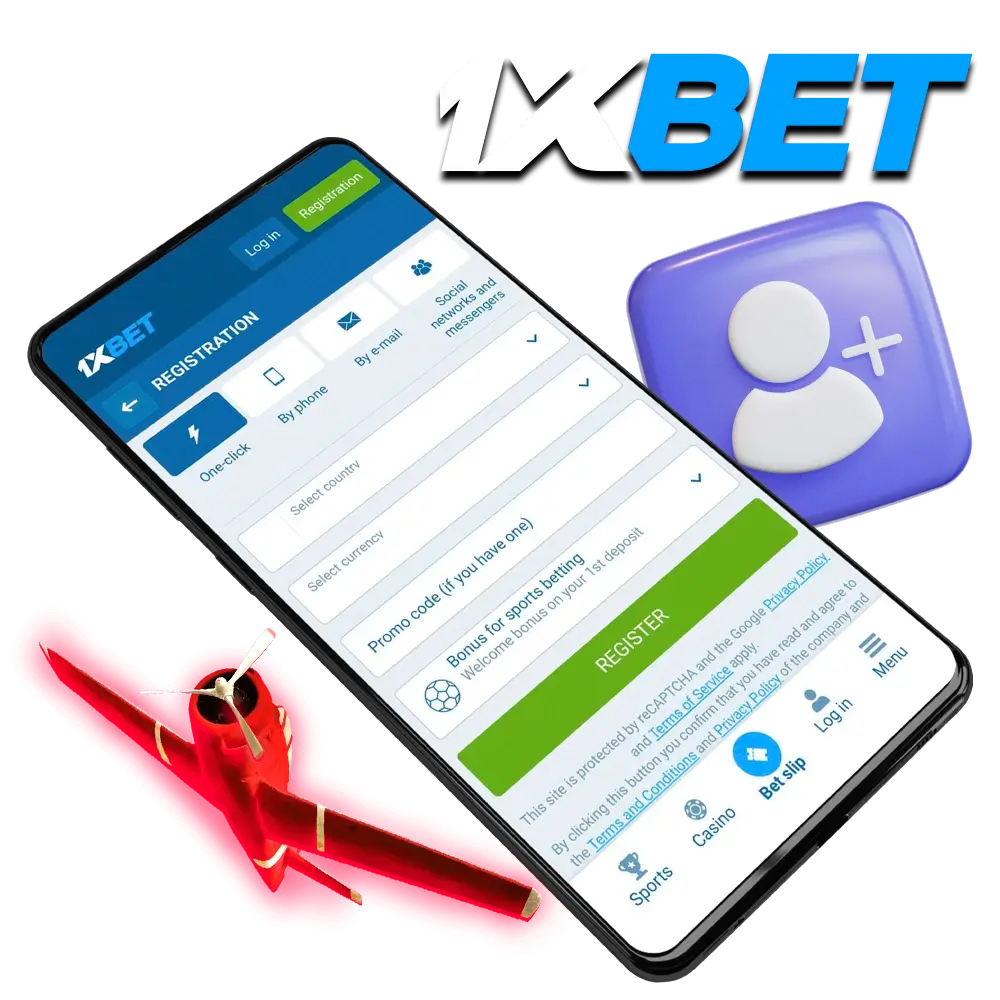 Learn all the nuances when registering at 1xBet Casino to play Aviator.