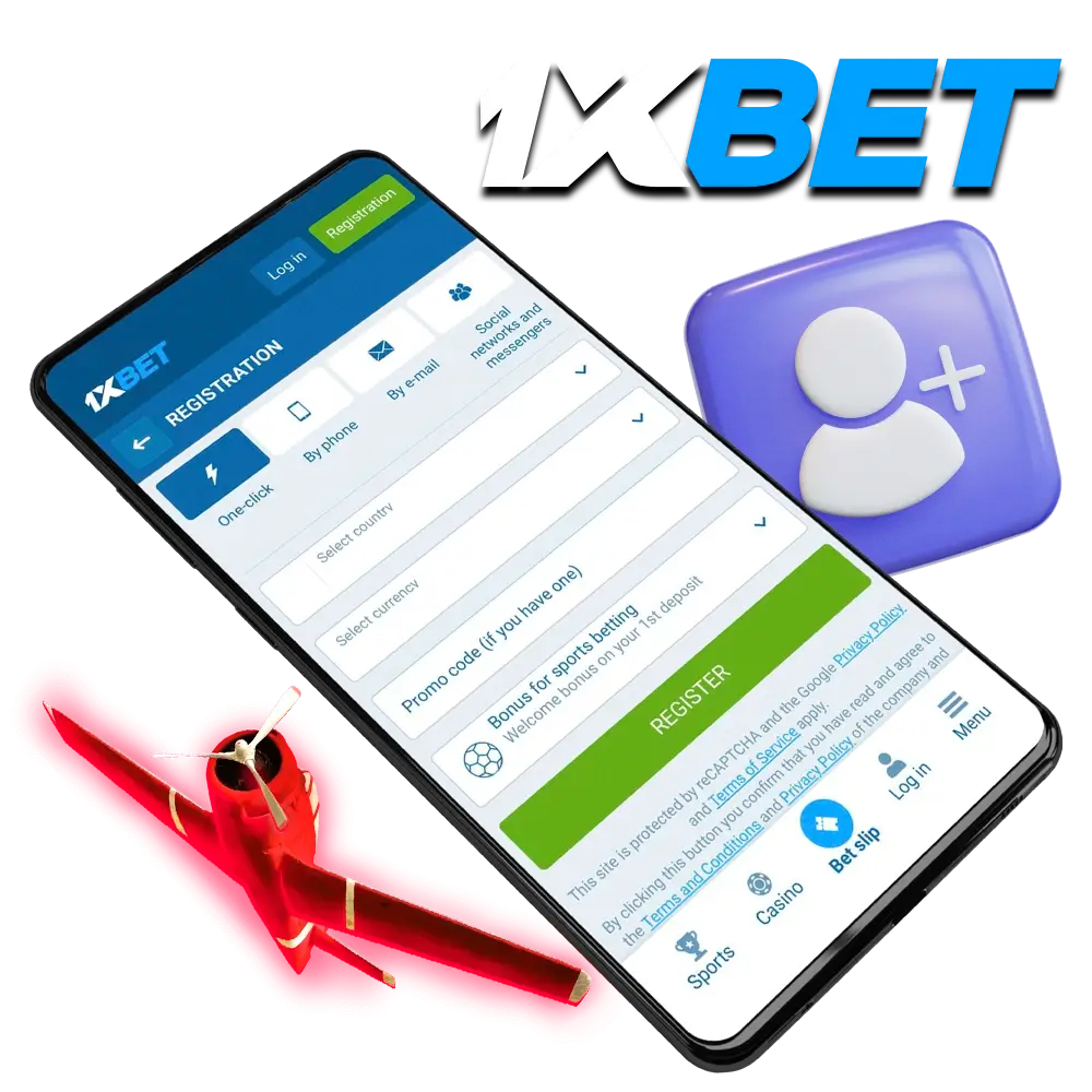 Registe-se na 1xBet para apanhar um voo com o Aviator.